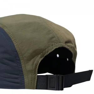 Light Weight Dry Fit Breathable Baseball Waterproof Nylon 5-panel Sports Dad Caps Running Hats