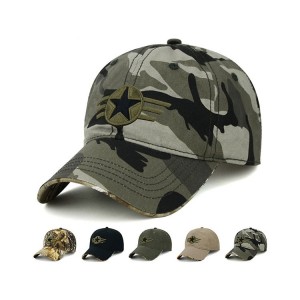 New Style Custom Promotion Men Camo Cap