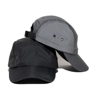 Uv-proof Unconstructed 5 Panel Waterproof Mens Running Hats Dry