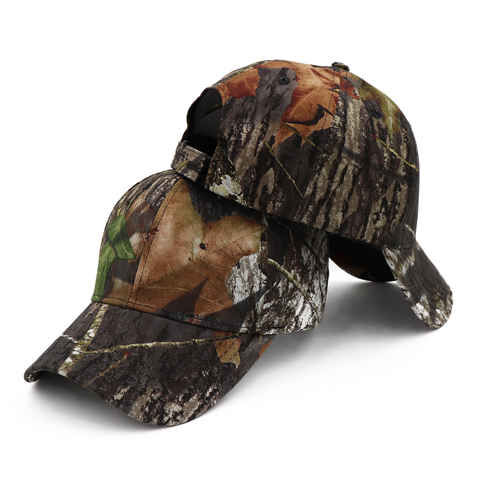 Real Tree Camouflage Cap Combat Cap Tactical Baseball Cap Simulation Color Printed Sun Hat Featured Image