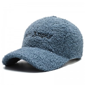 Fluffy Dad Hats Faux Teddy Fur Baseball Cap For Women